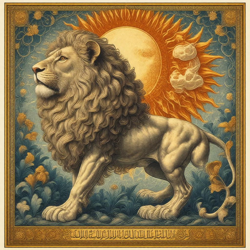 Lion and Sun